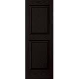Vantage 3114039002 14X39 Raised Panel Shutter/Pair 002, Black [並行輸入品]