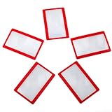 超薄型 カードルーペ　ポケットルーペ　携帯便利　3倍拡大カード　85X55MM　5本入