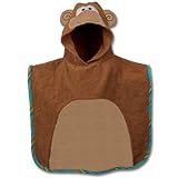 Stephen Joseph Hooded Bath Poncho, Monkey (Discontinued by Manufacturer) by Stephen Joseph [並行輸入品]