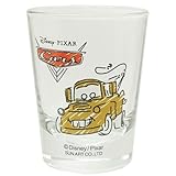カーズ[ガラスコップ]ミニグラス/マックイーン メーター シェリフ ハドソン ディズニー【メーター 】