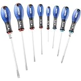Expert E160906 Slotted, PoziDriv and Cabinet Tip Screwdriver Set, 8-Piece [並行輸入品]