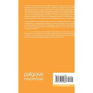 The Essentials of Knowledge Management (OR Essentials)