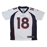 幼児用den Broncos Manning # 18 Athletic Short Sleeve Jersey ホワイト