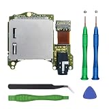 JIVELER Switch対応 NS交換用ゲームカートリッジカードリーダースロット ヘッドフォンジャックプラグポート付き スイッチ専用ゲームカードスロットモジュール リーダースロット修理キット付き NS修理アクセサリー, CBW0050