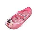 Hzjundasi ガールズ ボーイズ ベビー 甘いキャンディ 可愛い 柔らかい ゼリー アンチスリップ 平らなs カジュアル 靴 幼児 子供たち ビーチ サンダル 雨 ブーツ