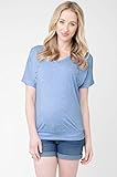 RIPE maternity バットウィングナーシング・マタニティトップ サイズXL アズールブルー S6819
