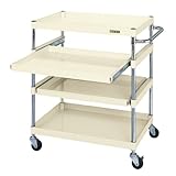 サカエ  PKR-4AIN  直送 代引不可・他メーカー同梱不可 車上渡し ニューパールワゴン・スライド棚タイプ PKR4AIN