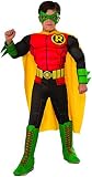 DC Superheroes Deluxe Robin Costume, Child's Small [並行輸入品]