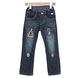 クリフメイヤー キッズ オルテガ刺繍デニム パンツ 100cm ディープブルー 1434012K