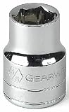 GearWrench 80605 0.5 in. Drive 6 Point Standard Socket - 0.6 3 in.