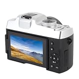6K写真用のデジタルカメラ、UHDオートフォーカス84MP 3インチ180°フリップスクリーンコンパクトカメラ18xズーム、Wi Fi Webcamビデオレコーダー旅行用、ブラック (ブラック)