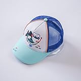 ツバメ--屋　キッズ帽子 野球帽 メッシュキャップ ベースボール 子供用 ベビーハット 赤ちゃんキャップ モンスター図案 女の子 男の子 お出かけ UVカット (46)