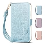 KUKULA 対応 手帳型ケース Samsung Galaxy A53 5G ケース SC-53C/SCG15 ケース 手帳型 高級レザー 軽量 薄型 可愛い ギャラクシー a53 手帳型ケース 耐衝撃 カード収納 純正 財布型 お洒落 ストラップ付き(対応 Galaxy A53 5G/SC-53C/SCG15,ブルー)