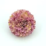 50個5 cmシルクカーネーション人工PompomフラワーヘッドアジサイホームウェディングデコレーションDIYスクラップブックフェイク花Wreaths One Size SEDFGJ328119450