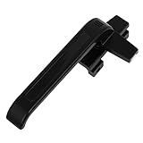 uxcell　ケースメント　ロックハンドル　亜鉛合金　ファスナー　レフトハンドル　ブラック