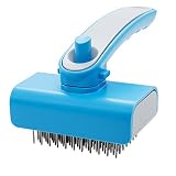 Self Cleaning Slicker Brush - Pet Grooming Brush Professional Shedding Tools for Grooming Cat Dog Lo