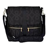 JJ Cole Backpack Diaper Bag, Black and Gold by JJ Cole