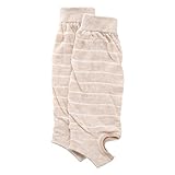 赤ちゃんの城 トレンカ 杢ボーダー ベージュ