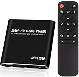 メディアプレーヤー マルチメディアプレーヤー解像度1920*1080P HDプレイヤー player映像 音楽 画像再生機器 大画面テレビや液晶モニターなどで簡単動画再生 SDカード/USBメモリ/HDD 外付けバードディスク対応 HDMI AV出力 デジタルサイネージ広告機 店頭展示 家庭に写真を流れに最適 PC不要 持ち運びやすい 日本語取扱説明書付属