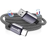 磁気吸着自動収納USB-A to Type-Cケーブル QC/PD急速充電タイプC Cable 同期データ転送マグネットUSB-C Cable 磁石付き 高速データ転送 高耐久性 亜合金製コネクタ 高耐久48番手二重ナイロン Cosmic3C(USB-A & Type-Cケーブル)