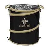NFL折りたたみ可能なマルチ関数ポップアップバレル:クーラー、Hamperまたはゴミ箱