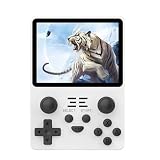 RGB20S 携帯型レトロゲーム機 本体内蔵ゲーム搭載 3.5インチIPSスクリーン搭載ポータブルゲームプレイヤーポータブルポケットビデオ コンソール、メモリカード付き (256G,F) [並行輸入品]