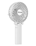 iEGrow ハンディファン 携帯扇風機 140g超軽量 4800mAh大容量 折りたたみデザイン