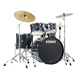 TAMA タマ Imperialstar 22"BDスタンダードサイズ シンバル付き 一括ドラムセット "ヘアライン・ブラック" IP52H6RC-HBK