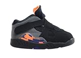 Jordan 8 Retro ( TD )ベビー幼児バスケットボールシューズブラック/ Bright citrus-cool grey-deep Royal Blue 305360 – 043 カラー