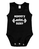 幼児ノースリーブOnesie – Mommy 's Workout Buddy カラー: ブラック
