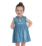 LAZA ワンピース Aライン きれいめ 上品 可愛い風 子供ワンピース 女の子 ガールズ (80CM)