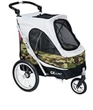 PETSTRO Pet Stroller, Pet Carrier 3輪ペットカート Military 702 [並行輸入品]