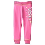 Jumping beans-ネオン" Love "フリースpants-幼児用2t-5t カラー: ピンク