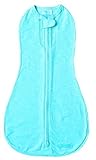Woombie Air Ventilated Baby Swaddle ~ Choose Size/Color (Big Baby 14-19 lbs, Tahiti Aruba Blue) by K