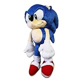 ソニック・ザ・ヘッジホッグ ぬいぐるみ バックパック ぬいぐるみ ファスナー付き オープンポケット 高さ18インチ