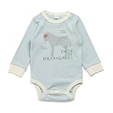 Sunny Landscape ゼブラ＆スワンボディスーツ　サックス　70cm