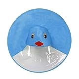 (プタス) Putars 男の子の女の子ポータブル再利用可能な子供のUFOの形状のレインコート傘の帽子