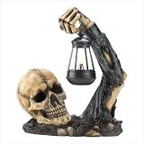 Gifts & Decor Sinister Skull with Lantern Halloween Party Decoration by Gifts & Decor [並行輸入品]