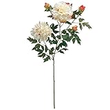MAGIQ 東京堂 上質な造花  ピーコックピオニー   ホワイト FM006891-001