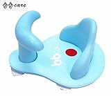 BBCare® ベイビー安全お風呂イスとHot Spot機能付きミニサイズソフトマット (ブルー)