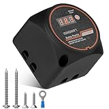 GEARPOWER デジタルディスプレイ12V 140Aデュアルバッテリー、スマートアイソレーター電圧センシティブリレーバッテリー、アイソレーター、 自動/手動モード電圧感応リレー