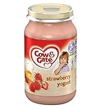 Cow & Gate Baby Balance Stages 2 & 3 Strawberry Yogurt 200g (Pack of 2) - 牛＆ゲート赤ちゃんの残高は2＆3イチゴヨーグルト20