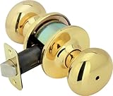 Legend 809158 Grade 2 Heavy Duty Residential, Biscuit Style Door Knob Privacy Bed and Bath Lockset, 