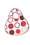 CoZibug Baby Strawberry Drip Drool Bib and Burp Cloth Set, Red/White/Brown by CoZibug
