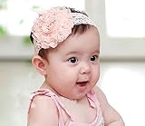 ホットセール。新生児赤ちゃんガールズフラワーヘッドバンドゴムバンドヘアバンドヘアアクセサリー新しい US サイズ: One Size Fits Most Baby カラー: ピンク