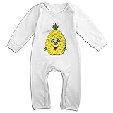 可愛い 幼児 パイナップル カートゥーン ポスター 子供服 カジュアル White Size 24 Months