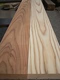 【木材】　国産杉（日田杉）　無垢板　※節あり材を含む　長さ1.4m厚み2cm幅12cm 2枚入り　カンナ仕上げ済み