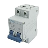 DealMux 2Pデュアルポールサーキットブレーカ、DZ47-63 C16、AC、400V、16アンペア