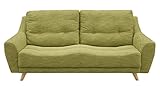 大川家具 関家具 3人掛けソファ(幅187cm)グリーン色 208950