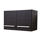 アビライト 日本製(大川家具) モノトーンロッカーシリーズ 幅80 タワーチェスト用 上置たんす ブラック um0320